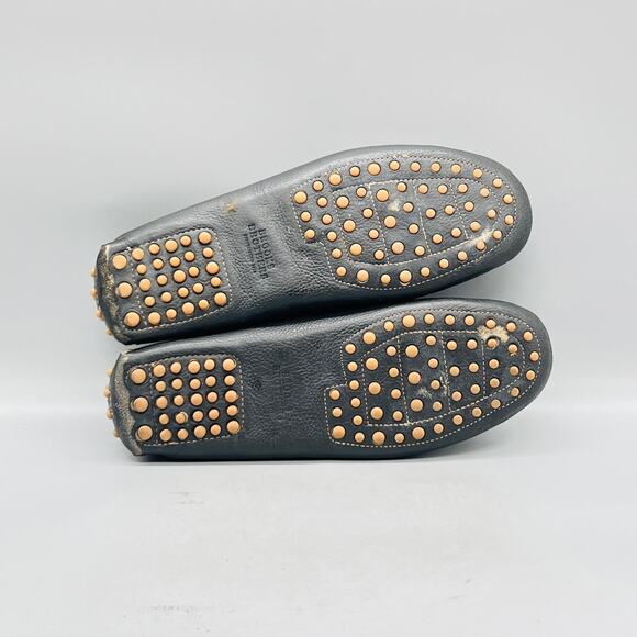 Brooks Brothers Shoes Mens 10.5 Blue Leather Driving Moc Loafers Casual Comfort main image 5